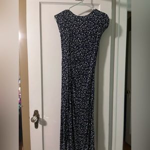 Navy print reformation dress, size 4